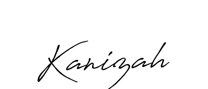 The best way (Antro_Vectra_Bolder) to make a short signature is to pick only two or three words in your name. The name Kanizah include a total of six letters. For converting this name. Kanizah signature style 7 images and pictures png