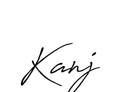 Also we have Kanj name is the best signature style. Create professional handwritten signature collection using Antro_Vectra_Bolder autograph style. Kanj signature style 7 images and pictures png