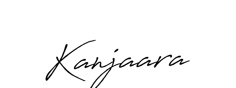 Create a beautiful signature design for name Kanjaara. With this signature (Antro_Vectra_Bolder) fonts, you can make a handwritten signature for free. Kanjaara signature style 7 images and pictures png