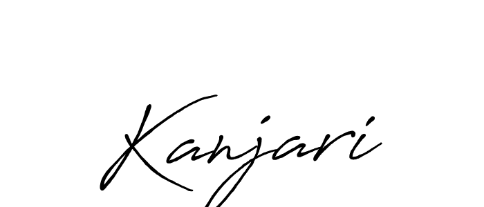 Make a beautiful signature design for name Kanjari. Use this online signature maker to create a handwritten signature for free. Kanjari signature style 7 images and pictures png