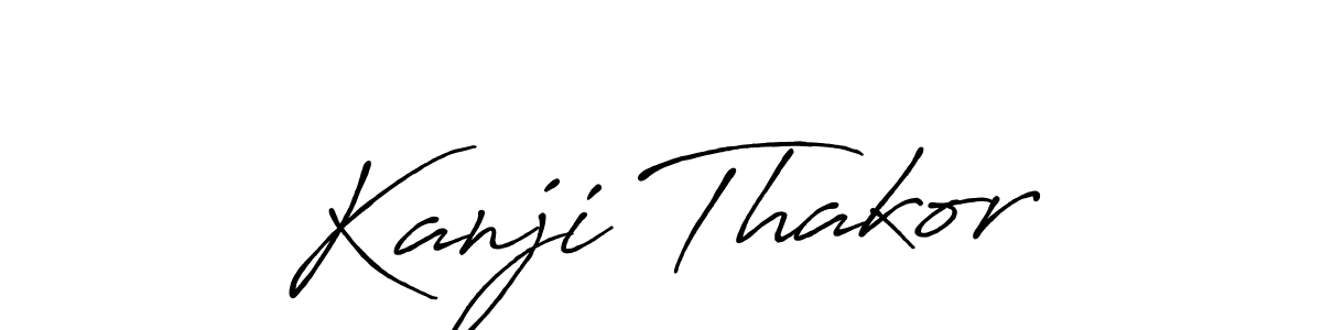 How to Draw Kanji Thakor signature style? Antro_Vectra_Bolder is a latest design signature styles for name Kanji Thakor. Kanji Thakor signature style 7 images and pictures png