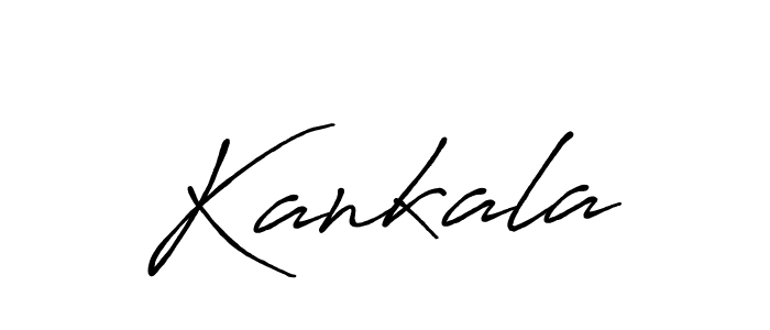 You should practise on your own different ways (Antro_Vectra_Bolder) to write your name (Kankala) in signature. don't let someone else do it for you. Kankala signature style 7 images and pictures png