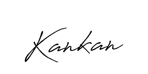 Make a beautiful signature design for name Kankan. With this signature (Antro_Vectra_Bolder) style, you can create a handwritten signature for free. Kankan signature style 7 images and pictures png