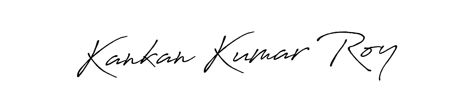 Kankan Kumar Roy stylish signature style. Best Handwritten Sign (Antro_Vectra_Bolder) for my name. Handwritten Signature Collection Ideas for my name Kankan Kumar Roy. Kankan Kumar Roy signature style 7 images and pictures png