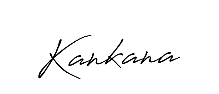 How to make Kankana name signature. Use Antro_Vectra_Bolder style for creating short signs online. This is the latest handwritten sign. Kankana signature style 7 images and pictures png