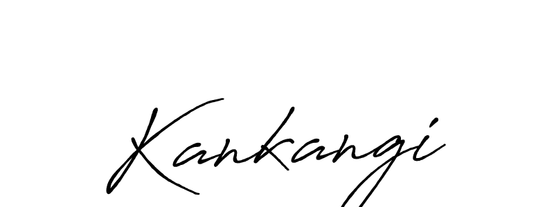 You should practise on your own different ways (Antro_Vectra_Bolder) to write your name (Kankangi) in signature. don't let someone else do it for you. Kankangi signature style 7 images and pictures png