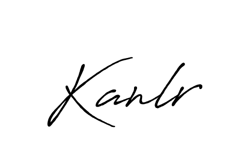 Design your own signature with our free online signature maker. With this signature software, you can create a handwritten (Antro_Vectra_Bolder) signature for name Kanlr. Kanlr signature style 7 images and pictures png