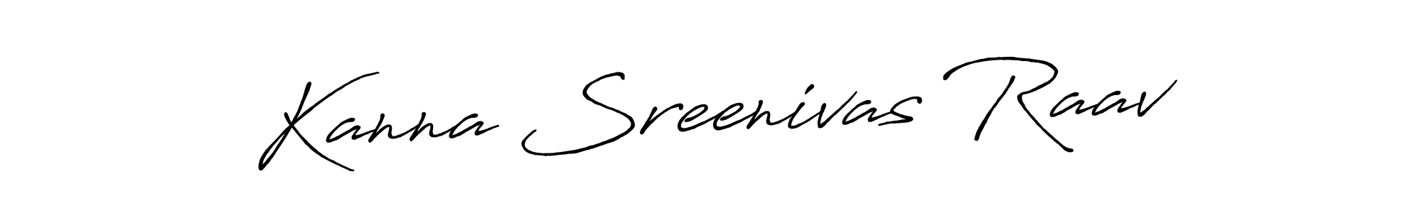 The best way (Antro_Vectra_Bolder) to make a short signature is to pick only two or three words in your name. The name Kanna Sreenivas Raav include a total of six letters. For converting this name. Kanna Sreenivas Raav signature style 7 images and pictures png