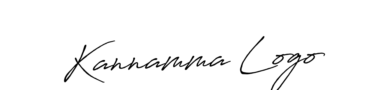 Make a beautiful signature design for name Kannamma Logo. With this signature (Antro_Vectra_Bolder) style, you can create a handwritten signature for free. Kannamma Logo signature style 7 images and pictures png