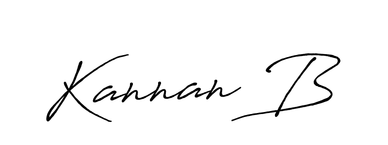 You can use this online signature creator to create a handwritten signature for the name Kannan B. This is the best online autograph maker. Kannan B signature style 7 images and pictures png