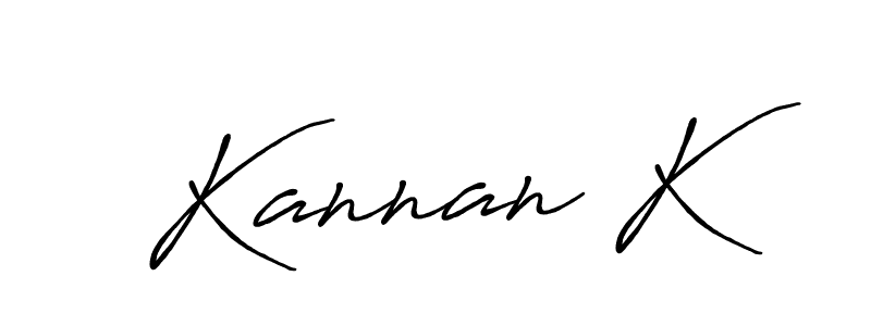 Similarly Antro_Vectra_Bolder is the best handwritten signature design. Signature creator online .You can use it as an online autograph creator for name Kannan K. Kannan K signature style 7 images and pictures png
