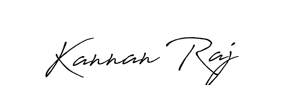 Use a signature maker to create a handwritten signature online. With this signature software, you can design (Antro_Vectra_Bolder) your own signature for name Kannan Raj. Kannan Raj signature style 7 images and pictures png