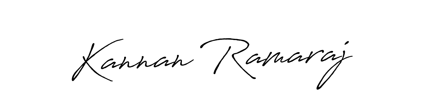 Kannan Ramaraj stylish signature style. Best Handwritten Sign (Antro_Vectra_Bolder) for my name. Handwritten Signature Collection Ideas for my name Kannan Ramaraj. Kannan Ramaraj signature style 7 images and pictures png