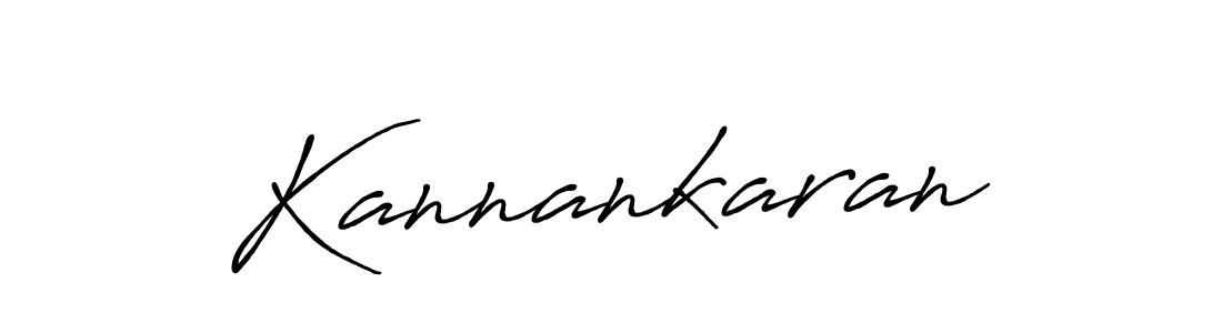 Create a beautiful signature design for name Kannankaran. With this signature (Antro_Vectra_Bolder) fonts, you can make a handwritten signature for free. Kannankaran signature style 7 images and pictures png