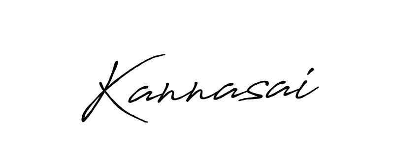 Design your own signature with our free online signature maker. With this signature software, you can create a handwritten (Antro_Vectra_Bolder) signature for name Kannasai. Kannasai signature style 7 images and pictures png