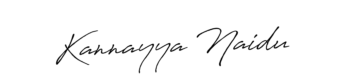 Kannayya Naidu stylish signature style. Best Handwritten Sign (Antro_Vectra_Bolder) for my name. Handwritten Signature Collection Ideas for my name Kannayya Naidu. Kannayya Naidu signature style 7 images and pictures png