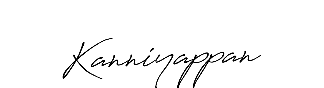 Also we have Kanniyappan name is the best signature style. Create professional handwritten signature collection using Antro_Vectra_Bolder autograph style. Kanniyappan signature style 7 images and pictures png