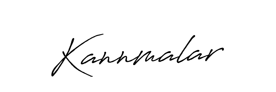 Use a signature maker to create a handwritten signature online. With this signature software, you can design (Antro_Vectra_Bolder) your own signature for name Kannmalar. Kannmalar signature style 7 images and pictures png