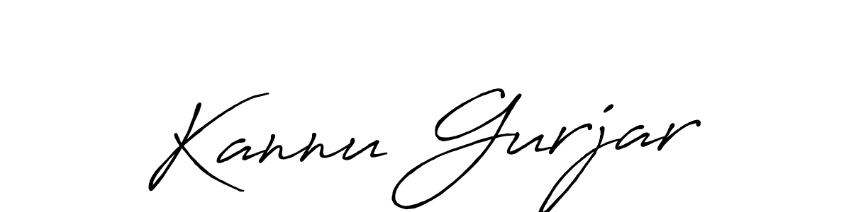 Antro_Vectra_Bolder is a professional signature style that is perfect for those who want to add a touch of class to their signature. It is also a great choice for those who want to make their signature more unique. Get Kannu Gurjar name to fancy signature for free. Kannu Gurjar signature style 7 images and pictures png