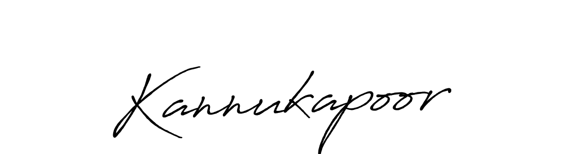 Also we have Kannukapoor name is the best signature style. Create professional handwritten signature collection using Antro_Vectra_Bolder autograph style. Kannukapoor signature style 7 images and pictures png