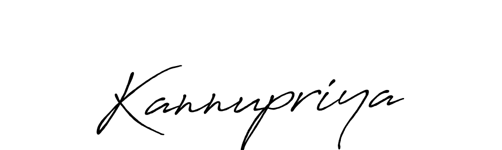 It looks lik you need a new signature style for name Kannupriya. Design unique handwritten (Antro_Vectra_Bolder) signature with our free signature maker in just a few clicks. Kannupriya signature style 7 images and pictures png