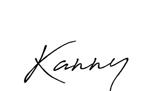 Also we have Kanny name is the best signature style. Create professional handwritten signature collection using Antro_Vectra_Bolder autograph style. Kanny signature style 7 images and pictures png