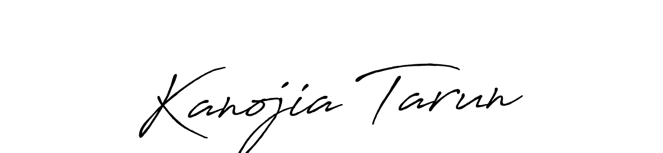 Design your own signature with our free online signature maker. With this signature software, you can create a handwritten (Antro_Vectra_Bolder) signature for name Kanojia Tarun. Kanojia Tarun signature style 7 images and pictures png