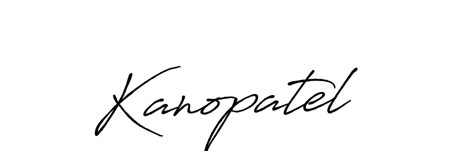 You should practise on your own different ways (Antro_Vectra_Bolder) to write your name (Kanopatel) in signature. don't let someone else do it for you. Kanopatel signature style 7 images and pictures png