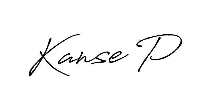How to Draw Kanse P signature style? Antro_Vectra_Bolder is a latest design signature styles for name Kanse P. Kanse P signature style 7 images and pictures png