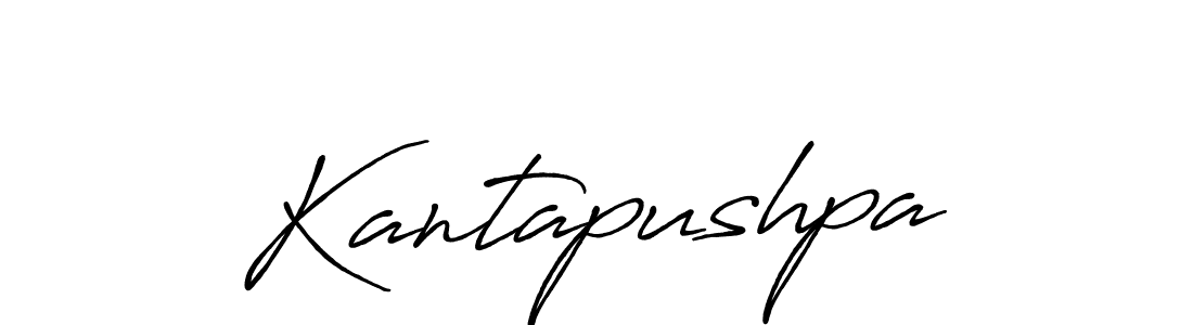 if you are searching for the best signature style for your name Kantapushpa. so please give up your signature search. here we have designed multiple signature styles  using Antro_Vectra_Bolder. Kantapushpa signature style 7 images and pictures png