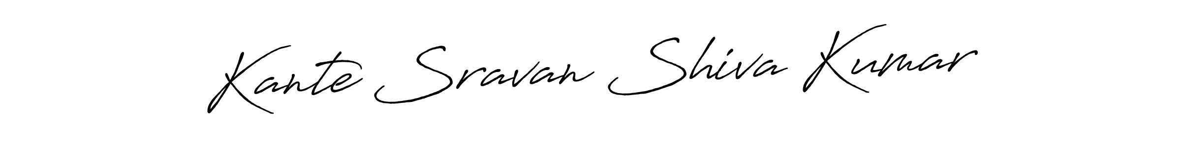 Make a short Kante Sravan Shiva Kumar signature style. Manage your documents anywhere anytime using Antro_Vectra_Bolder. Create and add eSignatures, submit forms, share and send files easily. Kante Sravan Shiva Kumar signature style 7 images and pictures png
