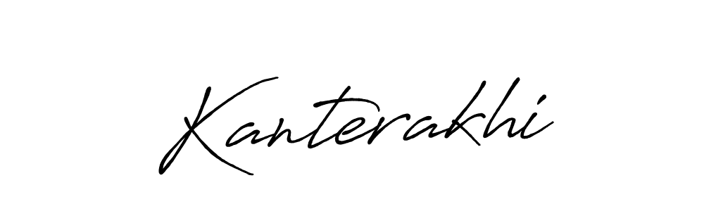 Design your own signature with our free online signature maker. With this signature software, you can create a handwritten (Antro_Vectra_Bolder) signature for name Kanterakhi. Kanterakhi signature style 7 images and pictures png