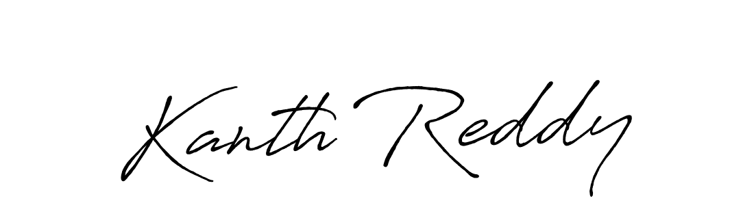 The best way (Antro_Vectra_Bolder) to make a short signature is to pick only two or three words in your name. The name Kanth Reddy include a total of six letters. For converting this name. Kanth Reddy signature style 7 images and pictures png