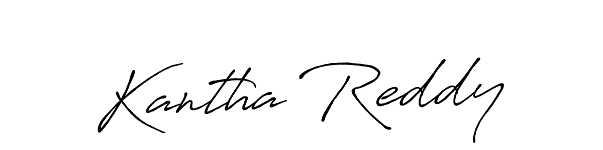 You should practise on your own different ways (Antro_Vectra_Bolder) to write your name (Kantha Reddy) in signature. don't let someone else do it for you. Kantha Reddy signature style 7 images and pictures png