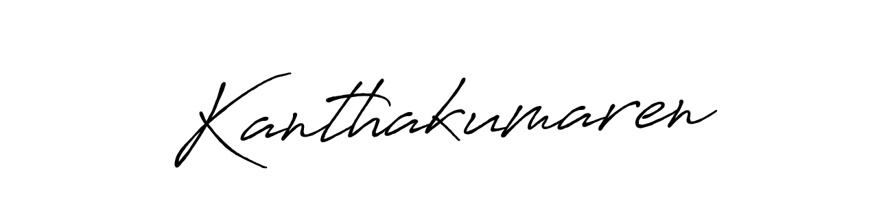 Kanthakumaren stylish signature style. Best Handwritten Sign (Antro_Vectra_Bolder) for my name. Handwritten Signature Collection Ideas for my name Kanthakumaren. Kanthakumaren signature style 7 images and pictures png