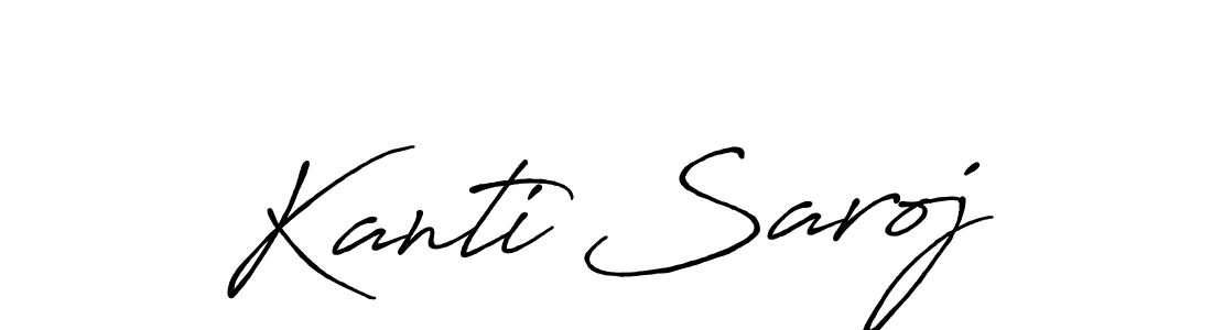 Design your own signature with our free online signature maker. With this signature software, you can create a handwritten (Antro_Vectra_Bolder) signature for name Kanti Saroj. Kanti Saroj signature style 7 images and pictures png