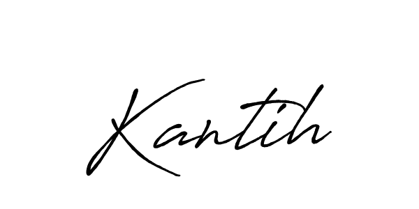 Also we have Kantih name is the best signature style. Create professional handwritten signature collection using Antro_Vectra_Bolder autograph style. Kantih signature style 7 images and pictures png