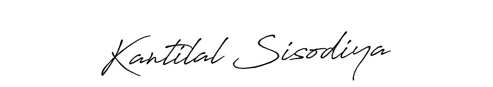 Antro_Vectra_Bolder is a professional signature style that is perfect for those who want to add a touch of class to their signature. It is also a great choice for those who want to make their signature more unique. Get Kantilal Sisodiya name to fancy signature for free. Kantilal Sisodiya signature style 7 images and pictures png