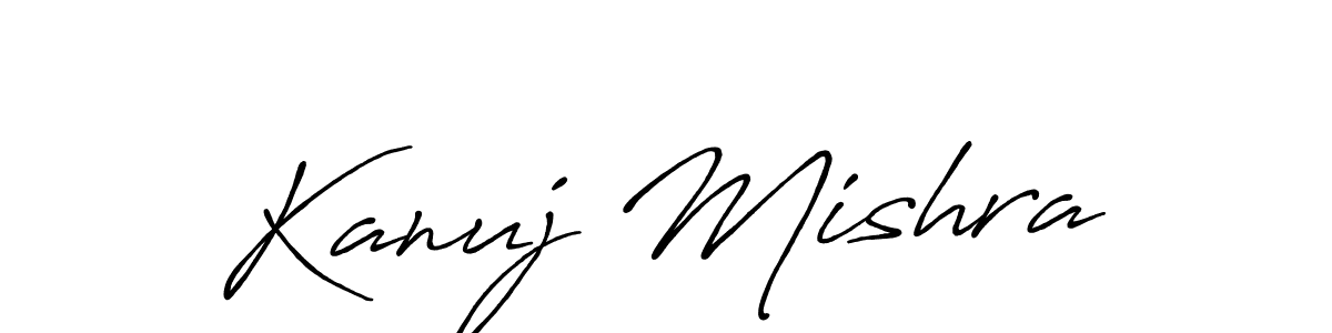 It looks lik you need a new signature style for name Kanuj Mishra. Design unique handwritten (Antro_Vectra_Bolder) signature with our free signature maker in just a few clicks. Kanuj Mishra signature style 7 images and pictures png