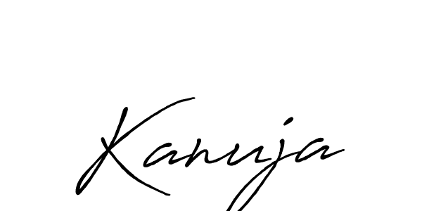 Antro_Vectra_Bolder is a professional signature style that is perfect for those who want to add a touch of class to their signature. It is also a great choice for those who want to make their signature more unique. Get Kanuja name to fancy signature for free. Kanuja signature style 7 images and pictures png