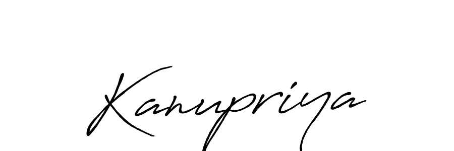 Similarly Antro_Vectra_Bolder is the best handwritten signature design. Signature creator online .You can use it as an online autograph creator for name Kanupriya. Kanupriya signature style 7 images and pictures png