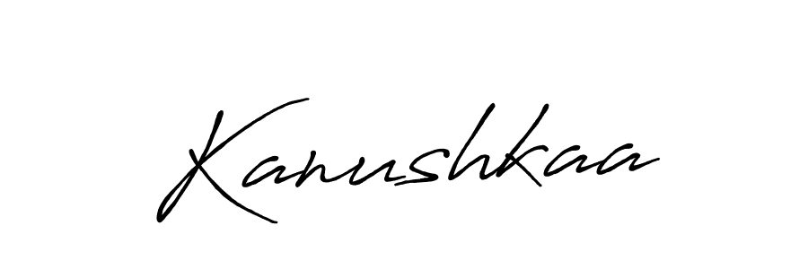 Antro_Vectra_Bolder is a professional signature style that is perfect for those who want to add a touch of class to their signature. It is also a great choice for those who want to make their signature more unique. Get Kanushkaa name to fancy signature for free. Kanushkaa signature style 7 images and pictures png