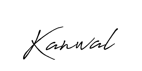 Use a signature maker to create a handwritten signature online. With this signature software, you can design (Antro_Vectra_Bolder) your own signature for name Kanwal. Kanwal signature style 7 images and pictures png