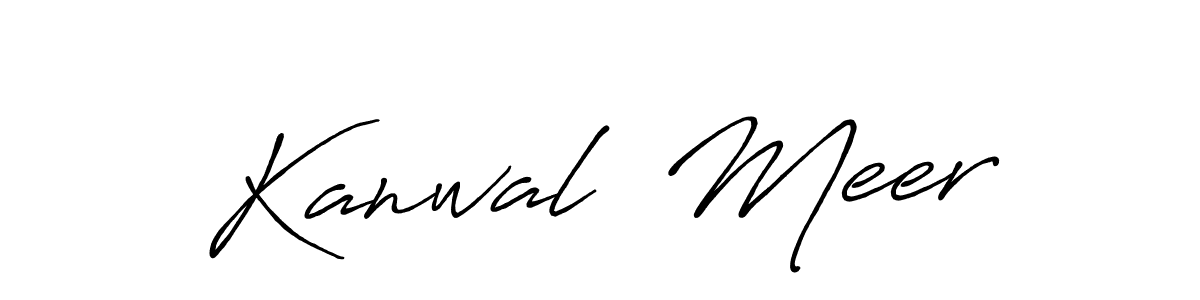 How to Draw Kanwal  Meer signature style? Antro_Vectra_Bolder is a latest design signature styles for name Kanwal  Meer. Kanwal  Meer signature style 7 images and pictures png