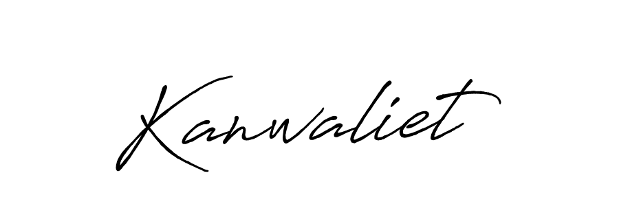 Make a beautiful signature design for name Kanwaliet. Use this online signature maker to create a handwritten signature for free. Kanwaliet signature style 7 images and pictures png