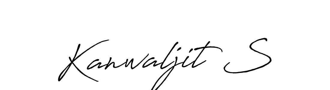 You should practise on your own different ways (Antro_Vectra_Bolder) to write your name (Kanwaljit S) in signature. don't let someone else do it for you. Kanwaljit S signature style 7 images and pictures png