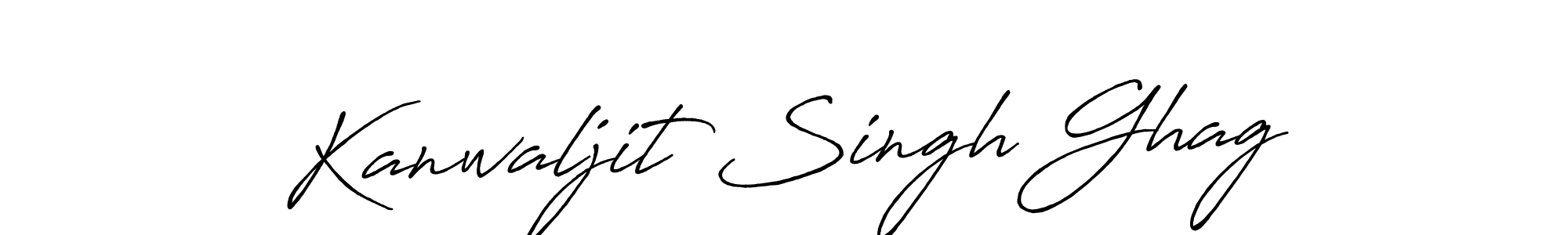 Make a beautiful signature design for name Kanwaljit Singh Ghag. With this signature (Antro_Vectra_Bolder) style, you can create a handwritten signature for free. Kanwaljit Singh Ghag signature style 7 images and pictures png