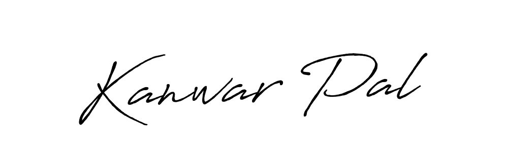 Use a signature maker to create a handwritten signature online. With this signature software, you can design (Antro_Vectra_Bolder) your own signature for name Kanwar Pal. Kanwar Pal signature style 7 images and pictures png