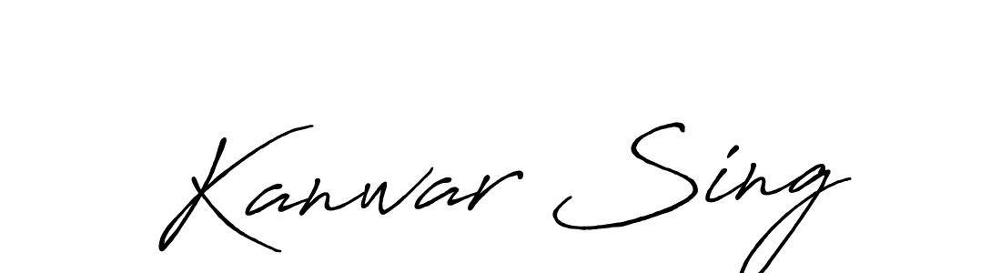 Once you've used our free online signature maker to create your best signature Antro_Vectra_Bolder style, it's time to enjoy all of the benefits that Kanwar Sing name signing documents. Kanwar Sing signature style 7 images and pictures png