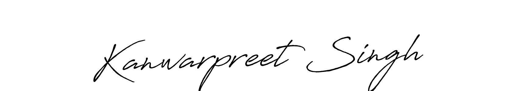 Use a signature maker to create a handwritten signature online. With this signature software, you can design (Antro_Vectra_Bolder) your own signature for name Kanwarpreet Singh. Kanwarpreet Singh signature style 7 images and pictures png